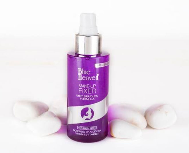 oily skin makeup setting spray blue heaven