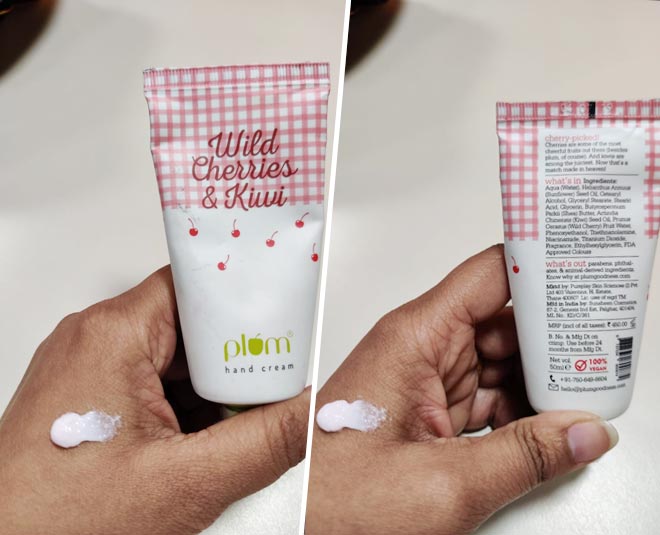 plum hand cream kiwi cherry and blossom review