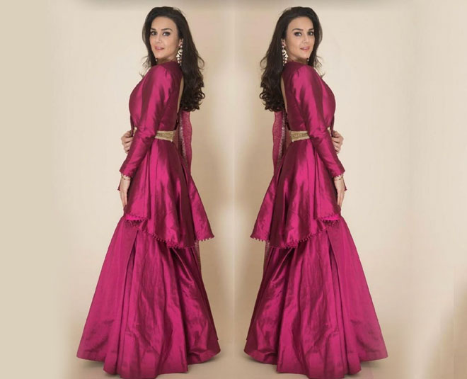 preity zinta party wear sharara