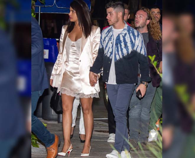 priyanka chopra satin slip dress