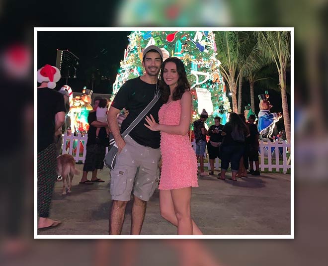 sanaya irani short dress dinner date look