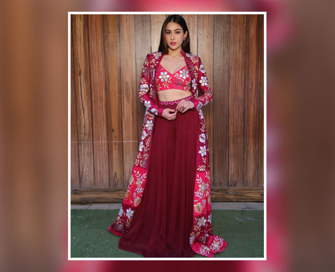 sara ali khan palazzo look cape