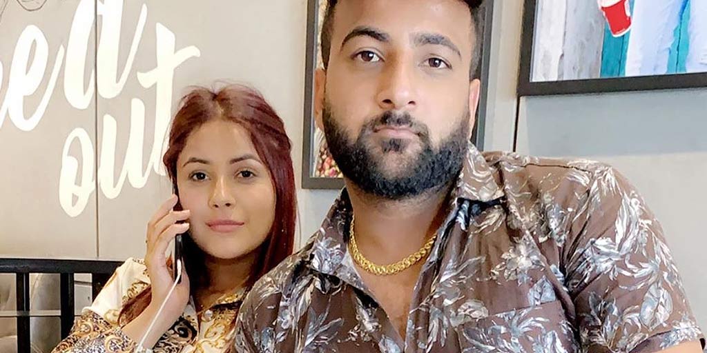 Unseen Pictures Of Shehnaz Gill With Her Brother Who Going To Enter Big