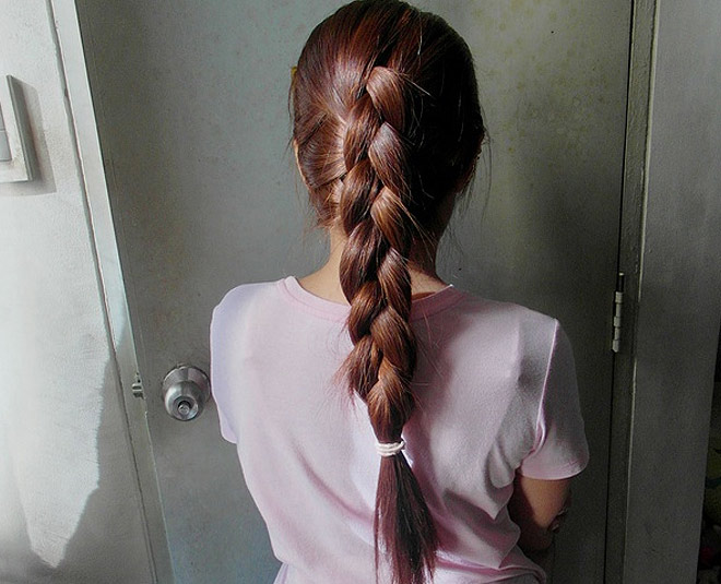 sleeping with french braid