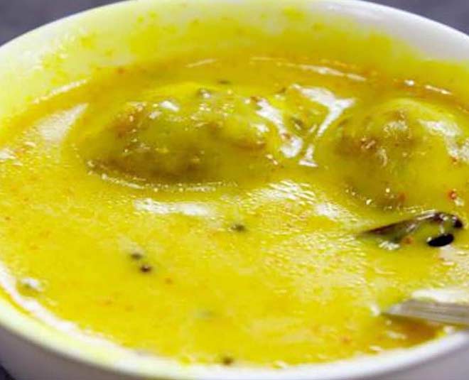 tasty kadi pakoda inside 