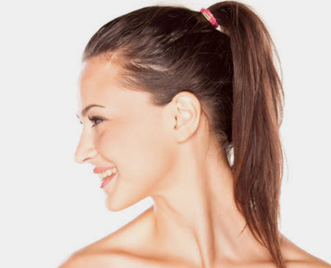 thin hair care mistakes tight ponytail