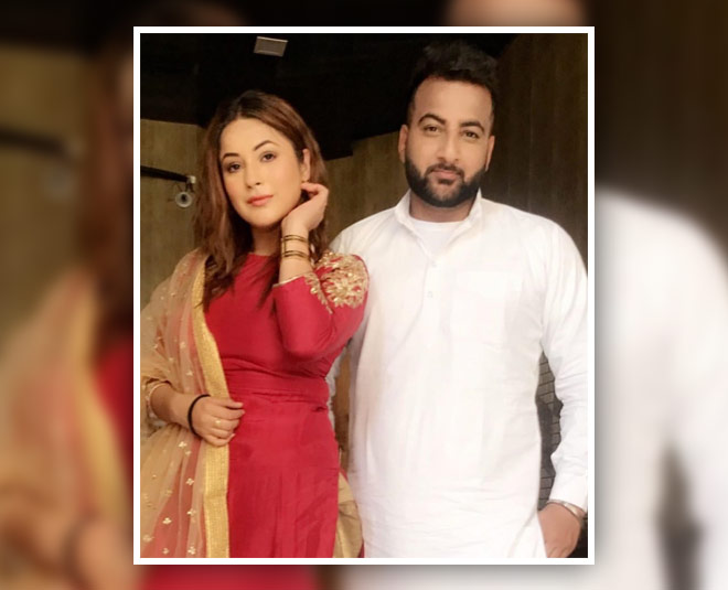 Unseen Pictures Of Shehnaz Gill With Her Brother Who Going To Enter Big