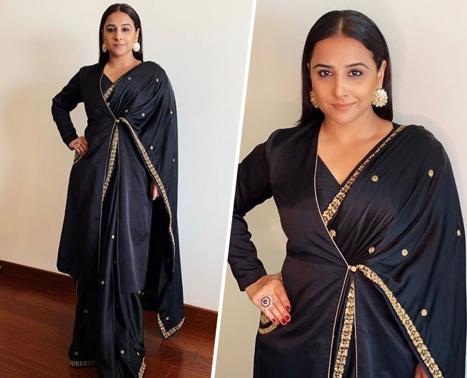 vidya balan saree jacket indian dress