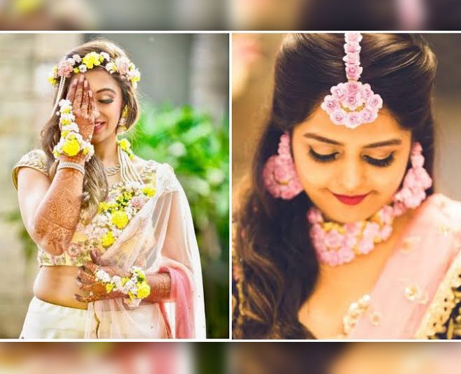 wedding trend ideas  floral jewellery
