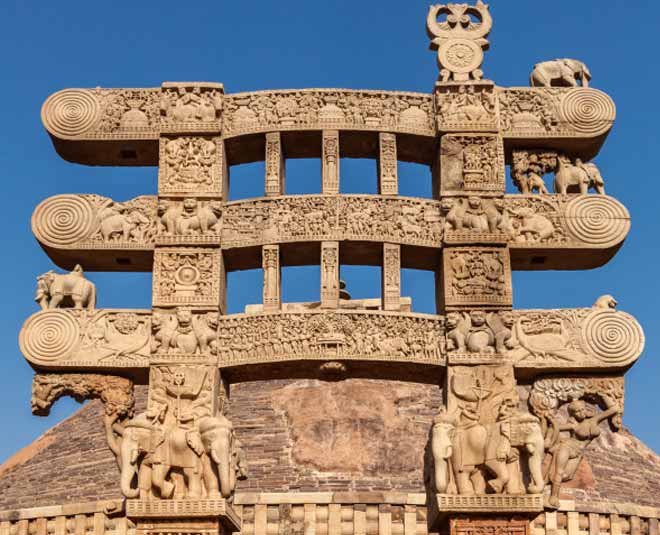  know about the history of sanchi stupa inside