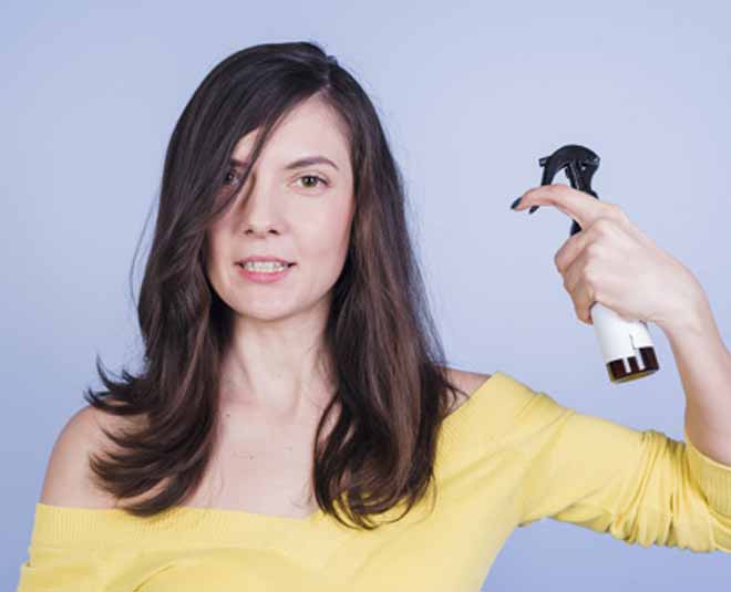 DIY hair spray for shiny and beautiful