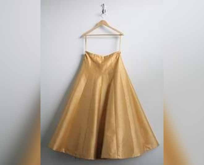 Buy EFASHIONS Women's Cancan Skirts Hoop Less Underskirt Petticoat Free  Size Waist with Adjustable Length Gold Skirt (Golden 1) at Amazon.in