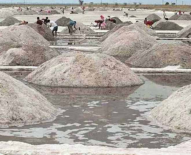 Indian lakes are found salt story inside