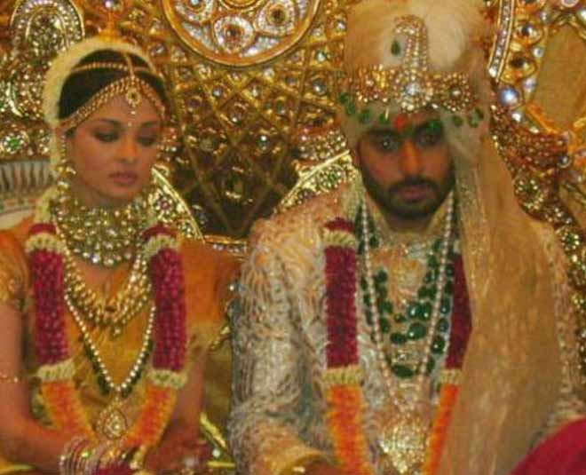 aishwarya rai abhishek bachchan wedding vows near old gulmohar tree