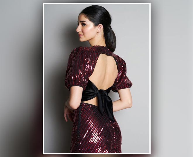 ananya low ponytail hairstyle looks inside 