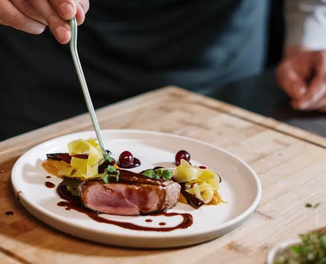 does the man know cooking