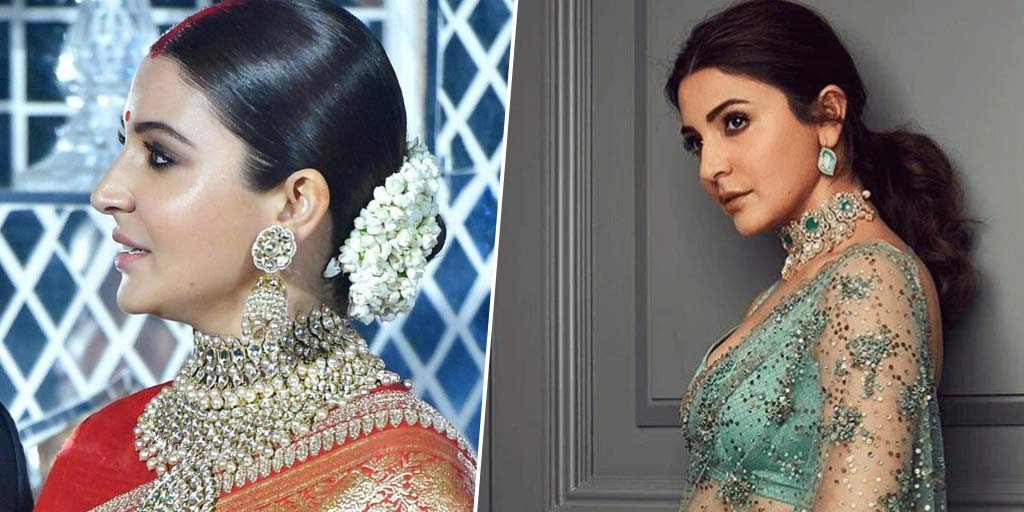 Your Guide To Recreate Anushka Sharma's Stylish Hairstyles With Suits And  Sarees | HerZindagi