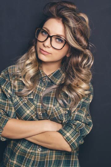 Bangs with Glasses Hairstyles | Hairstyles with glasses, Short hair with  bangs, Hairstyles with bangs