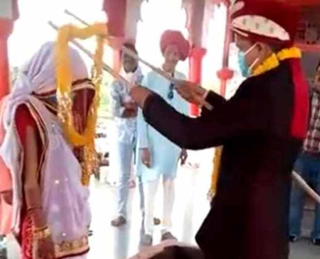 lockdown wedding wood stick