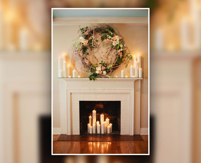 modern fireplace design with tv