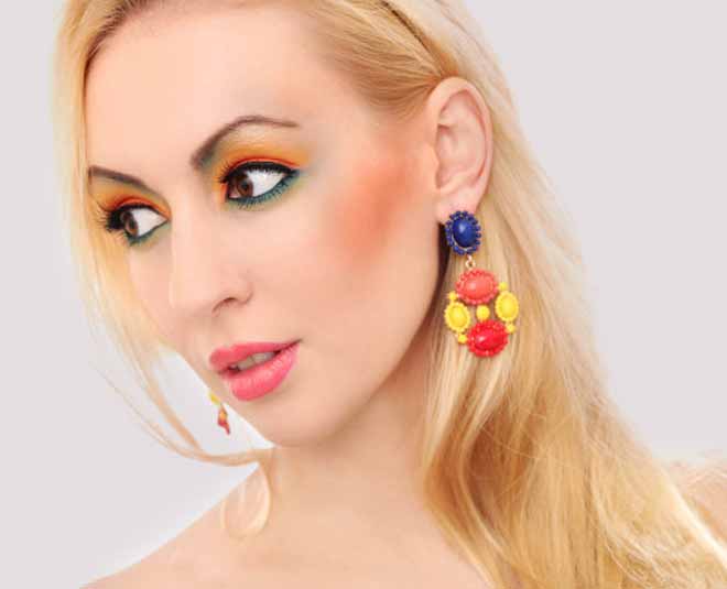 orange colour makeup inside