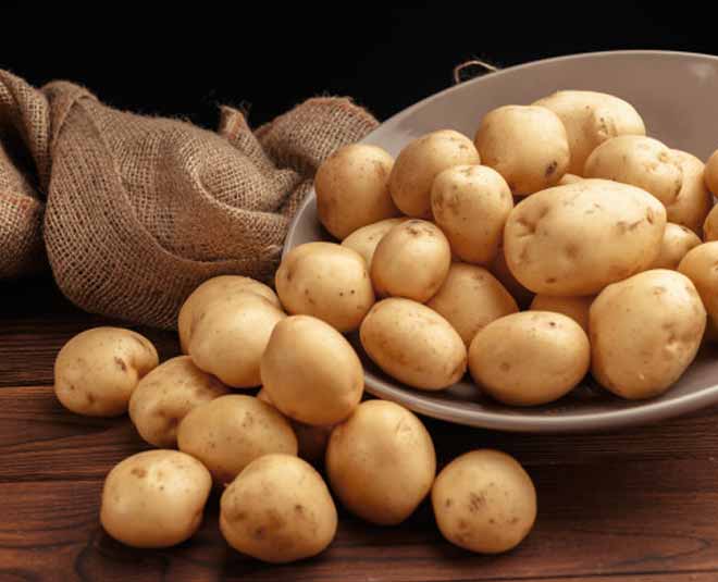 potato for eyes inside