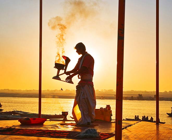 religious holy rivers of India ganga inside 