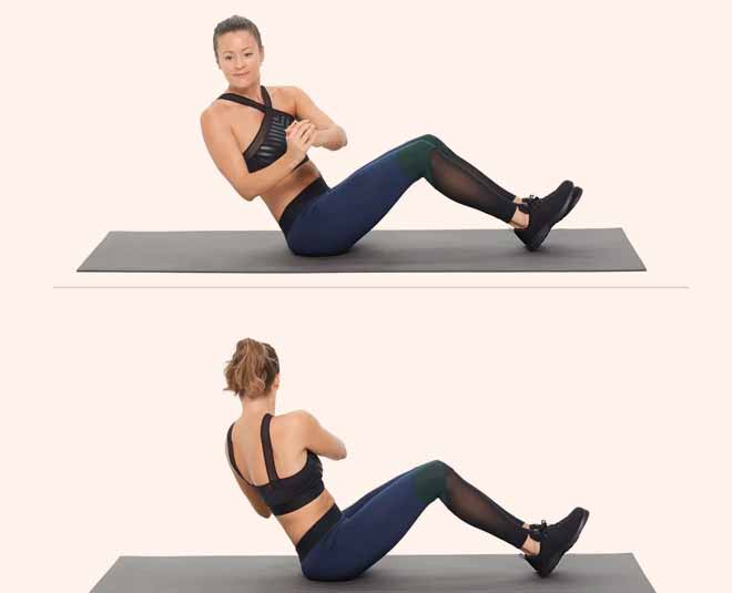 russian twist for side fat