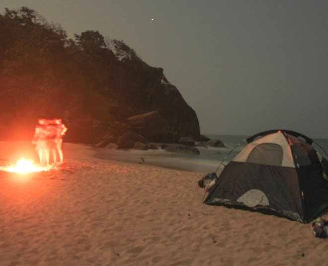 south goa beahc camping