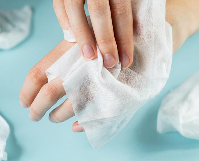 tells you about face wipes inside 