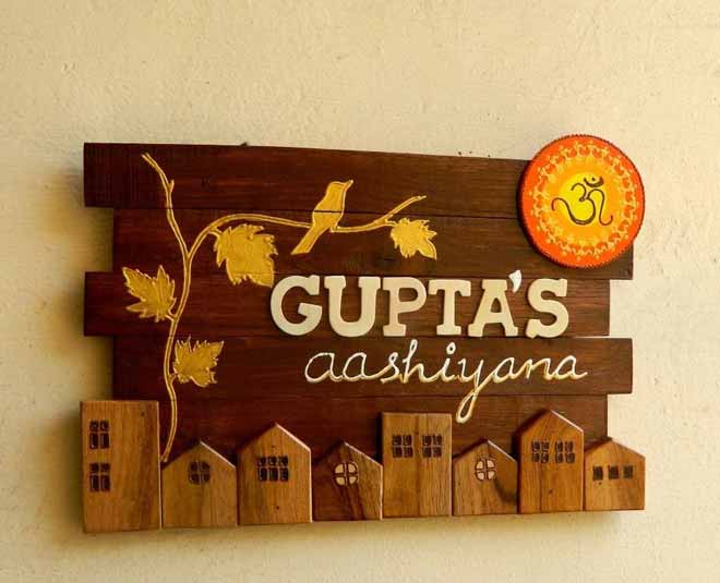 tips for making name plates for home inside