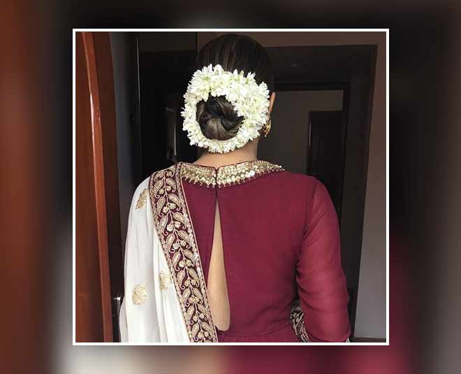 use gajra in your stylish hair inside 