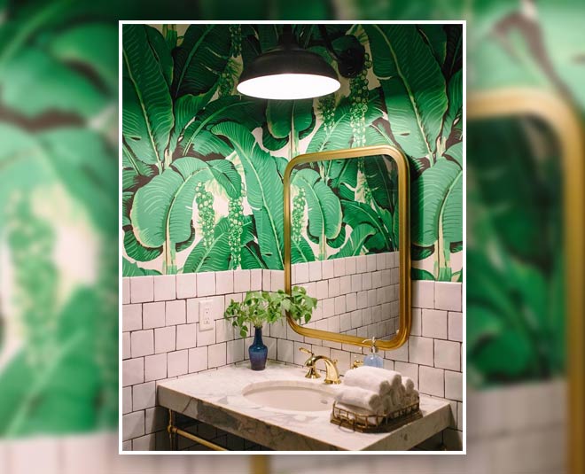 wallpapers that transform your bathroom inside 