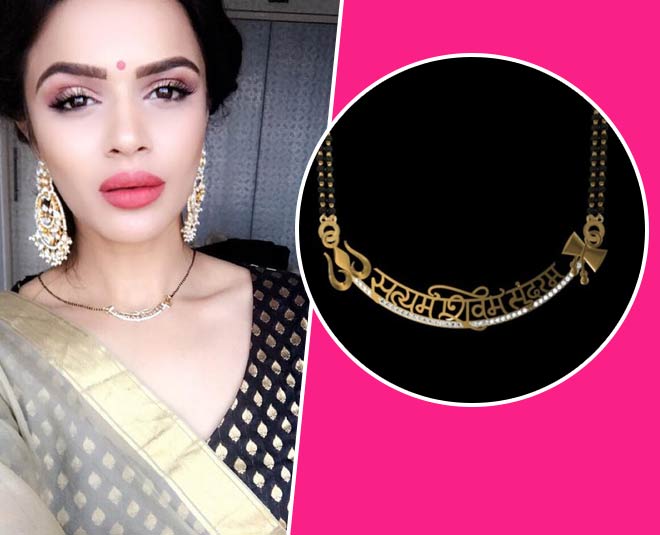 Aashka Goradia mangalsutra designs