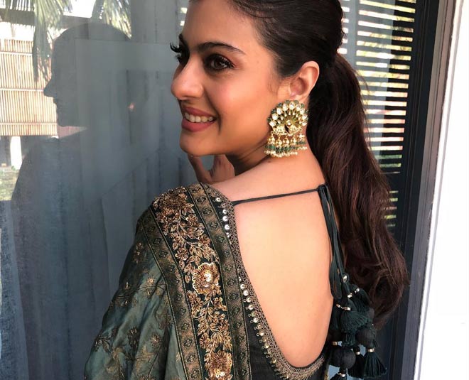 Kajol Saree blouse Designer
