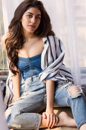 Alaya Furniturewala Takes Her Jeans, With A Lace Bodysuit To The