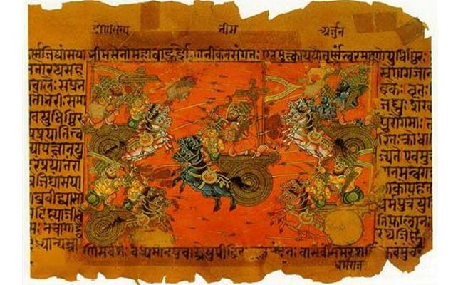 Bhagavad Gita appears in which chapter or book of Mahabharata? bhagavad gita one