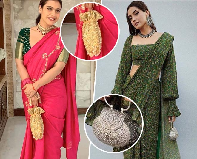 Embroidered Saree Purse, 6.3 M (with Blouse Piece) at Rs 650 in Surat