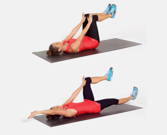 bug dead exercise for fat loss