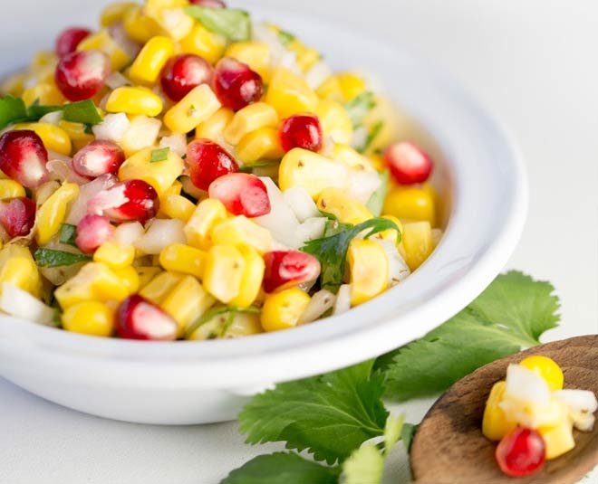 corn anaar chaat