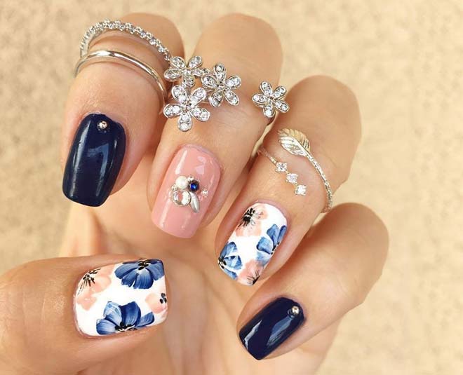 5. Floral Nail Art Designs for Girls - wide 5