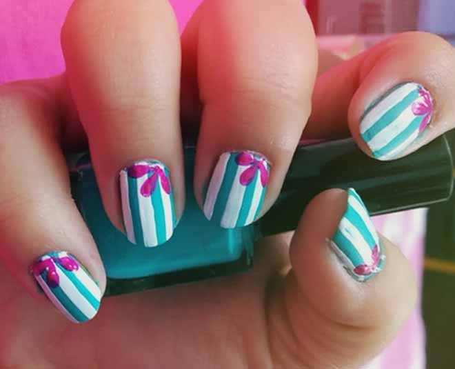 9. January Floral Nail Art Designs - wide 11