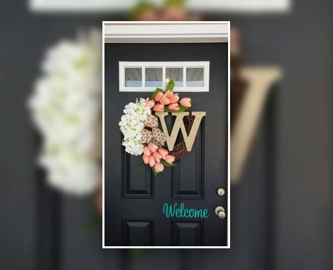 front door decor inside 