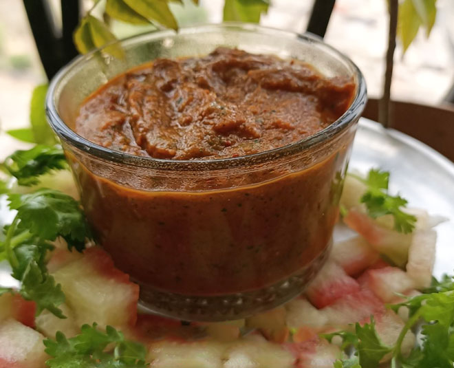healthy recipes to make watermelon white portion chutney