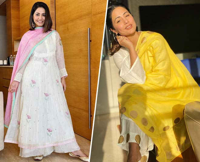 Hina Khan's White One-Shouldered Drop Dress Is An Outfit You Must Own For  Casual Outings