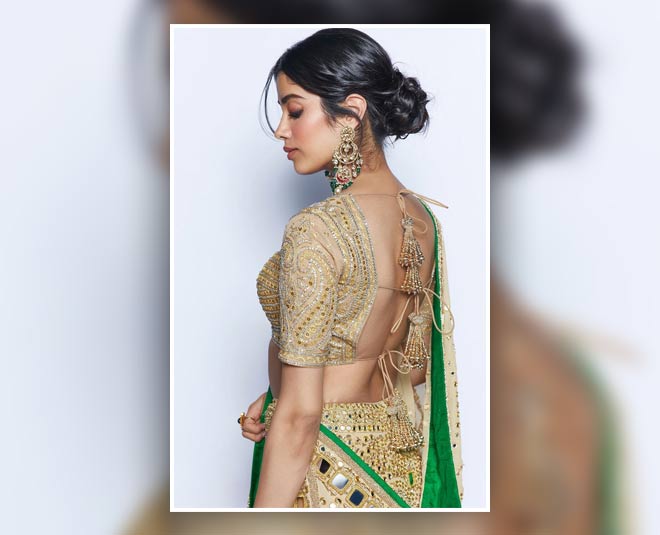janhvi kapoor dori blouse design