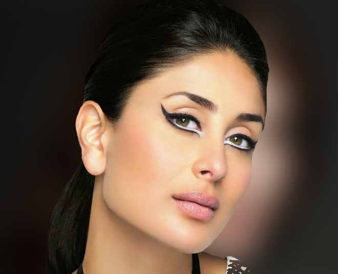 kajal look black and white