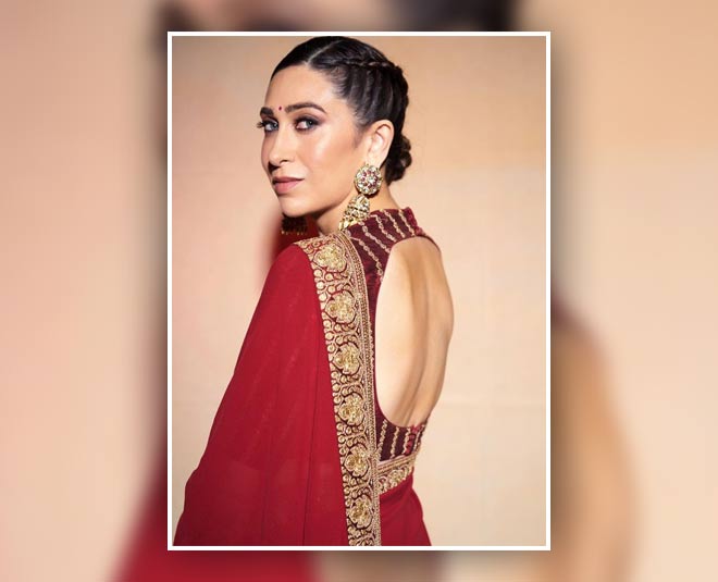 karisma kapoor keyhole blouse design