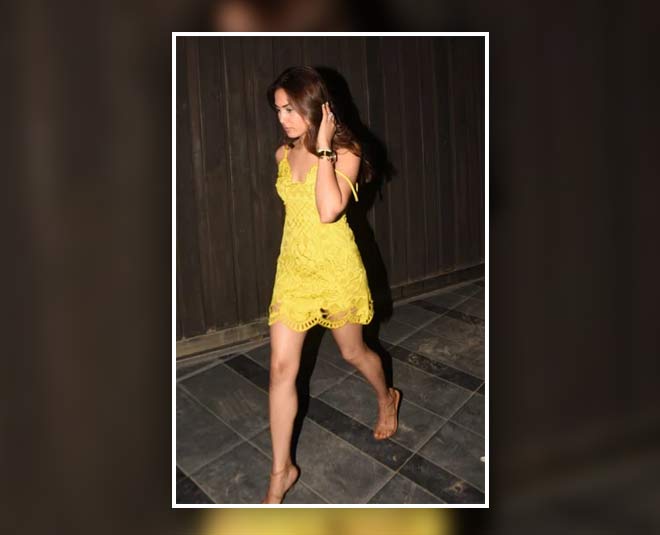 mira rajput kapoor yellow dress