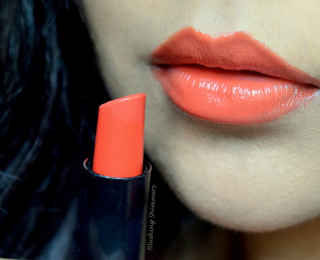 orange lipstick inside 